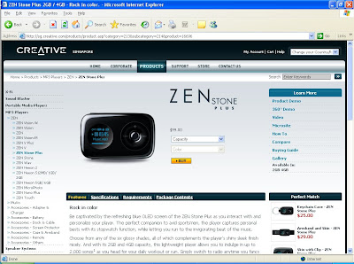 Creative Zen Stone Plus 4GB