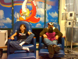 Feb 26 - Isa and Daddy waiting for Labs