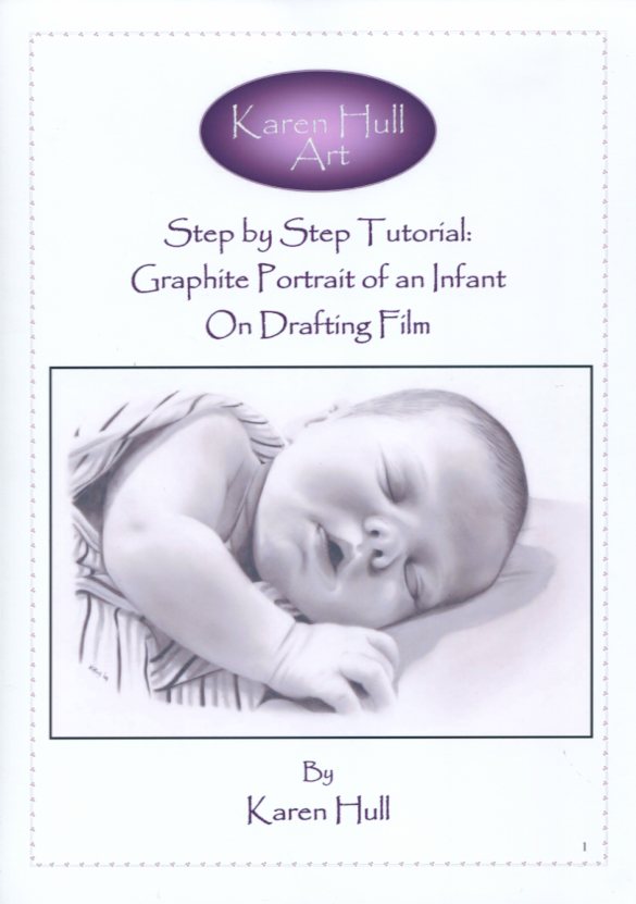 Karen Hull Art Step by Step Drawing Tutorial Graphite Baby Portrait