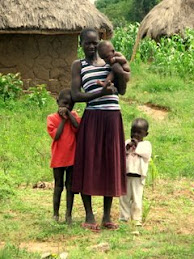 A Luo woman and her children