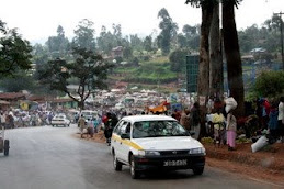 Entering the city of Kisii