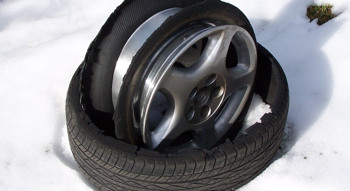 One Day at a Time Kaboom! My tyre exploded!