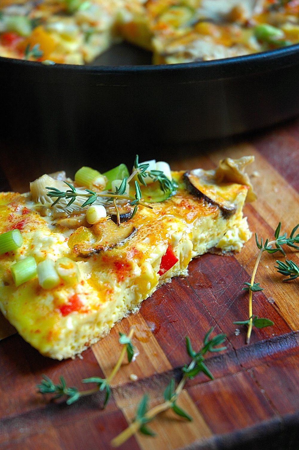 Spanish Recipe Fritata with Exotic Mushrooms My Easy Cooking