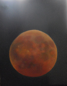 Total Lunar Eclipse 12.21.2010 12 x 16 Oil on board