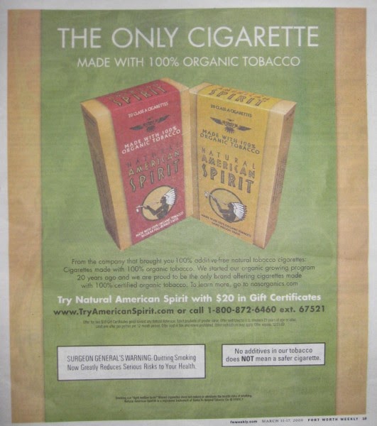 Durango Texas Smoking Organic Cigarettes & Apples In Texas