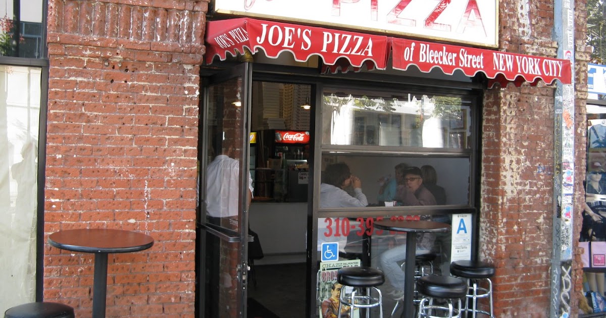 LA Pizza Joe's Pizza of Bleecker St.