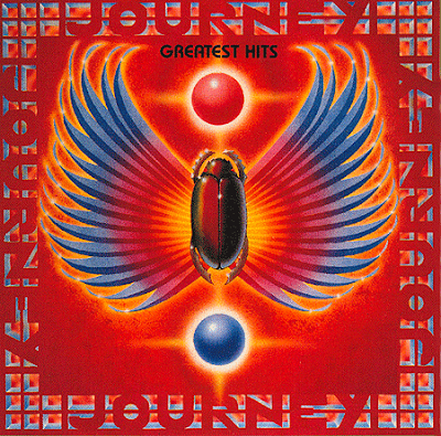 journey greatest hits album cover. journey greatest hits gold.