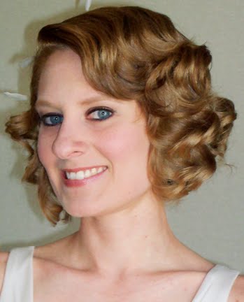 1930s Wedding Hairstyle in Modern Times