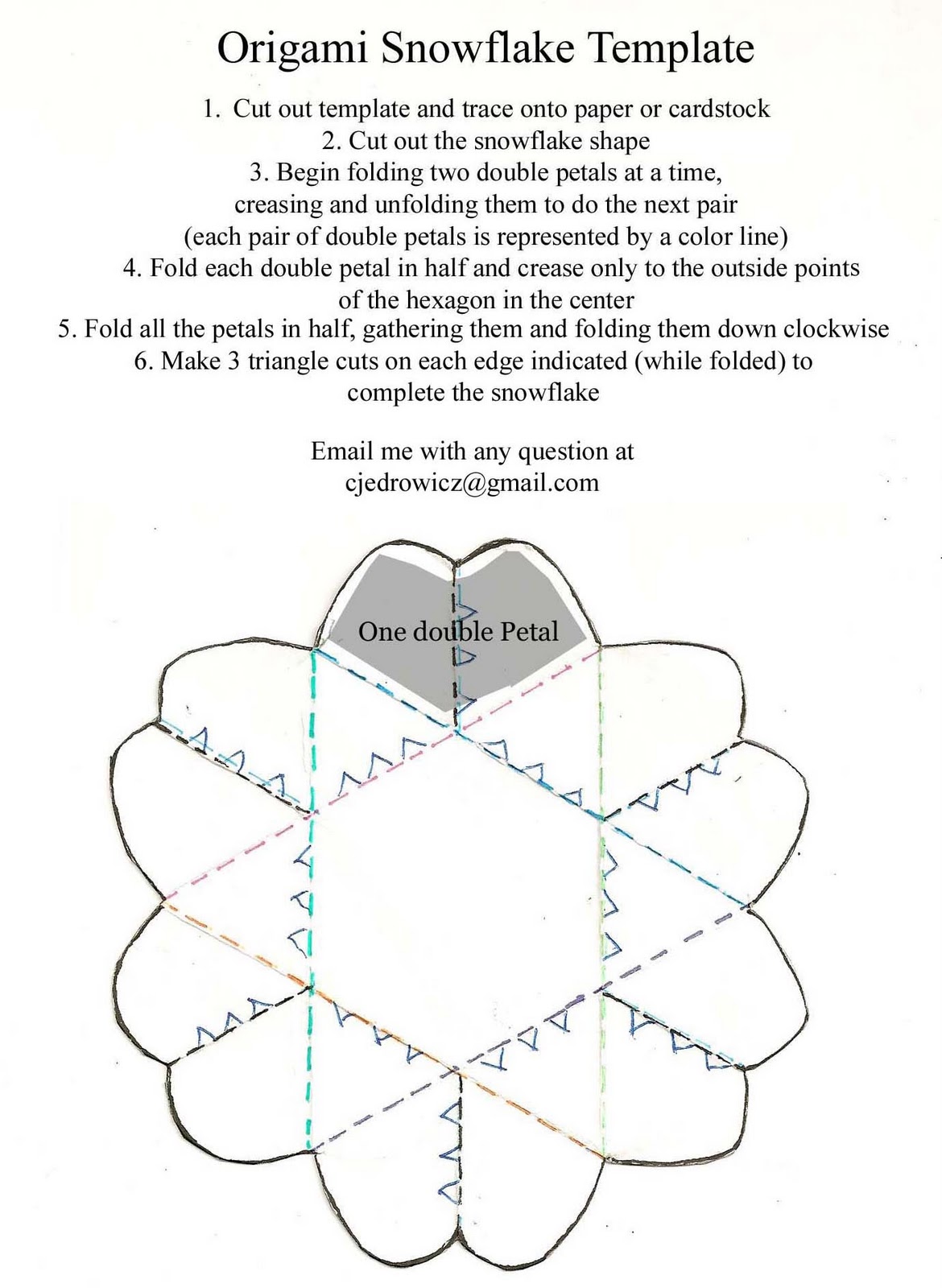 origami templates spirit clay origami snowflake template origami templates spirit clay origami snowflake template