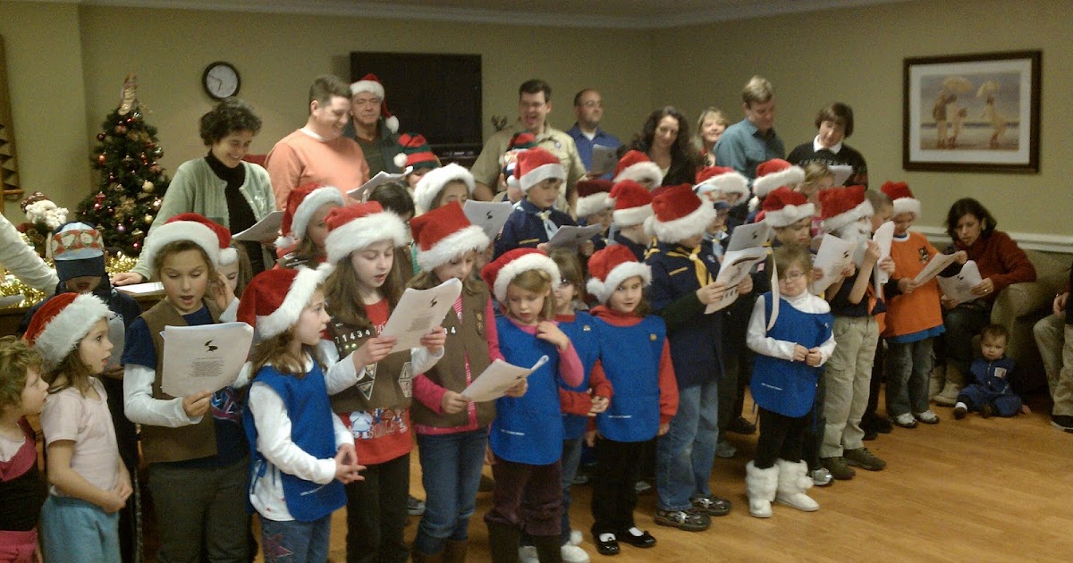 Cub Scout Pack 722 Wakefield Massachusetts Christmas Caroling