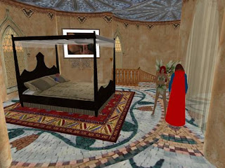 second life - bedroom and porch
