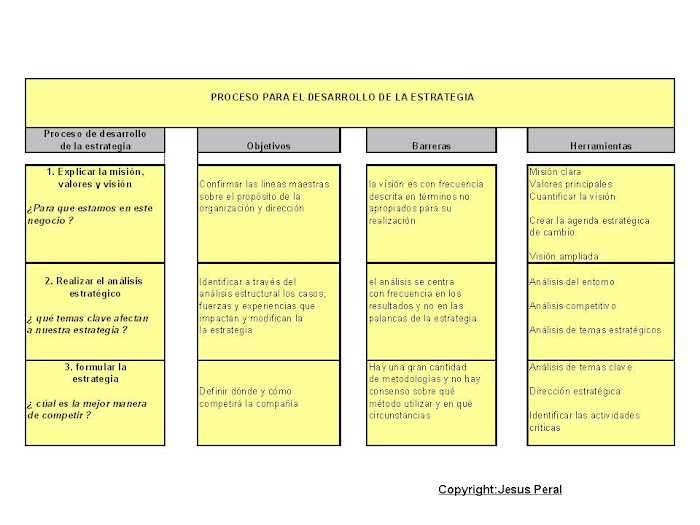 ESQUEMA 1 Desarrollo de la estrategia