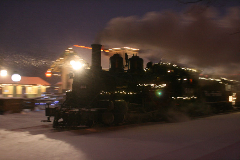 Jon Palmer Family Huckleberry Railroad Christmas Train