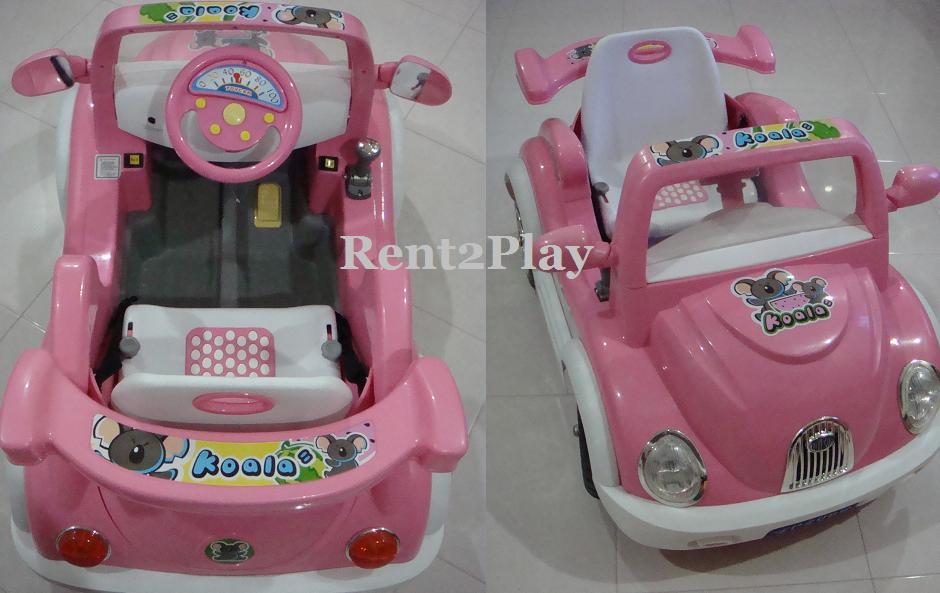 Pink Sports Car Rental price 38 month Suitable for 38 years old