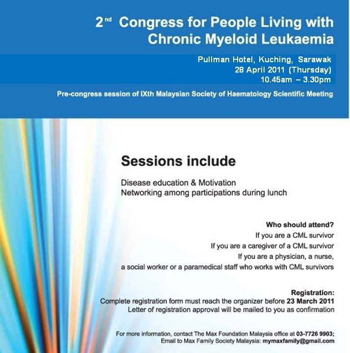 Max Family Society Malaysia First Announcement 2nd Congress For