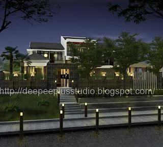 Design Exterior, Landscape, n House Building of Mr.Robby, Batam