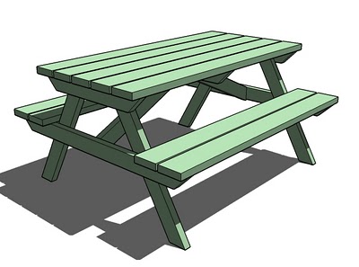 The Adult Size Picnic Table