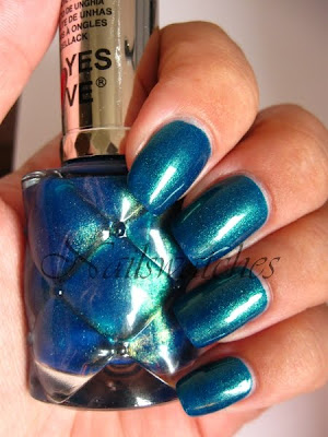 Yes Love 429 yes love 429 nailpolish mermaid color shimmer blue green nailpolish nails nailswatches