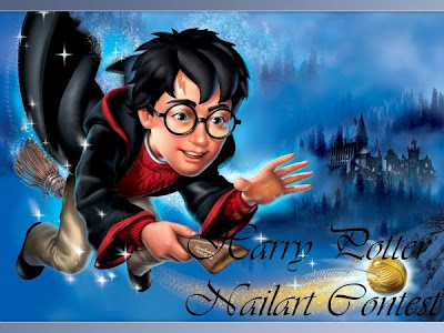 Harry Potter Nailart Contest! harry potter nailart contest nailswatches konadicure nail art manicure hogwarts nails