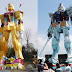 Knock-Off Patung Gundam Kuning di China