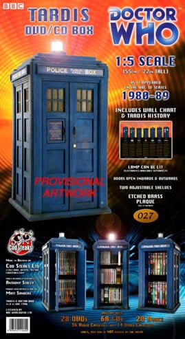 Dvd Who News Tardis Dvd Cd Storage Box