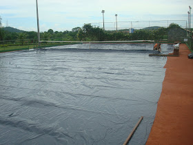 lona para quadra de tenis