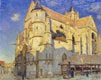 Alfred Sisley (54) - Iglesia de Moret (1893)
