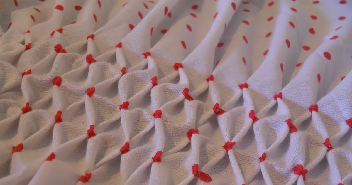 Shell's Shambles Smocking is NOT Shirring