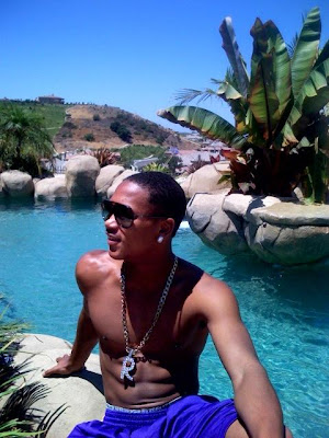 I ran across some pics of Romeo aka Lil P Miller showin' off his beach