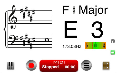 I haven't seen too many MIDI recorders for the iPhone so this app stood out.