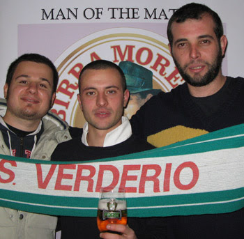 Il furetto Scrimizzi subito Man Of The Match.