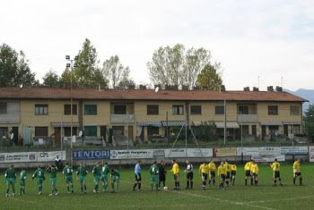 L'ingresso delle due squadre.