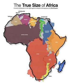 The True Size of Africa