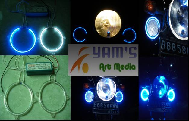 Lampu Neon " Angel Eye "