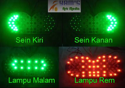 Stoplamp Vixion Hijau