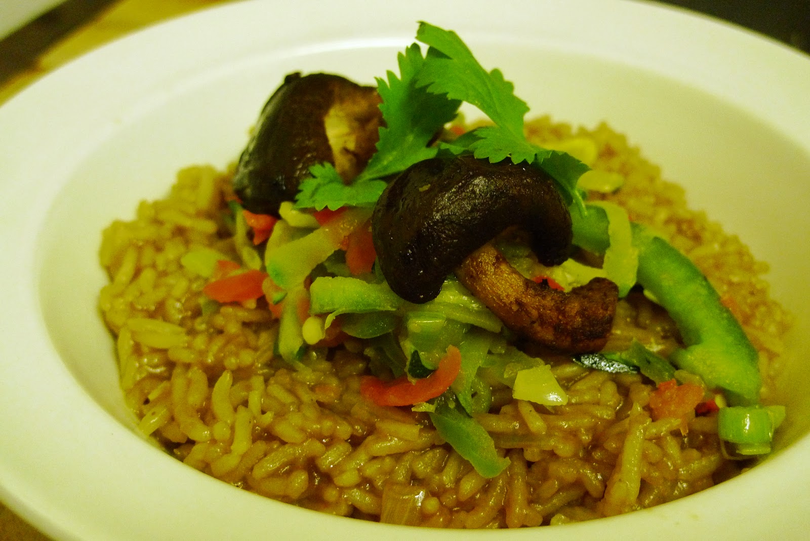 How Not To Be A Skinny Vegan* Oriental Black Risotto with Basmati Rice