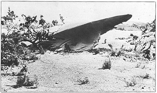 Some people believe that the wreckage that crashed in Roswell, New Mexico 