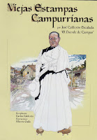 Portada de 'Viejas Estampas Campurrianas', de José Calderón Escalada, 'El Duende de Campoo', ilustrado por Alberto Gallo