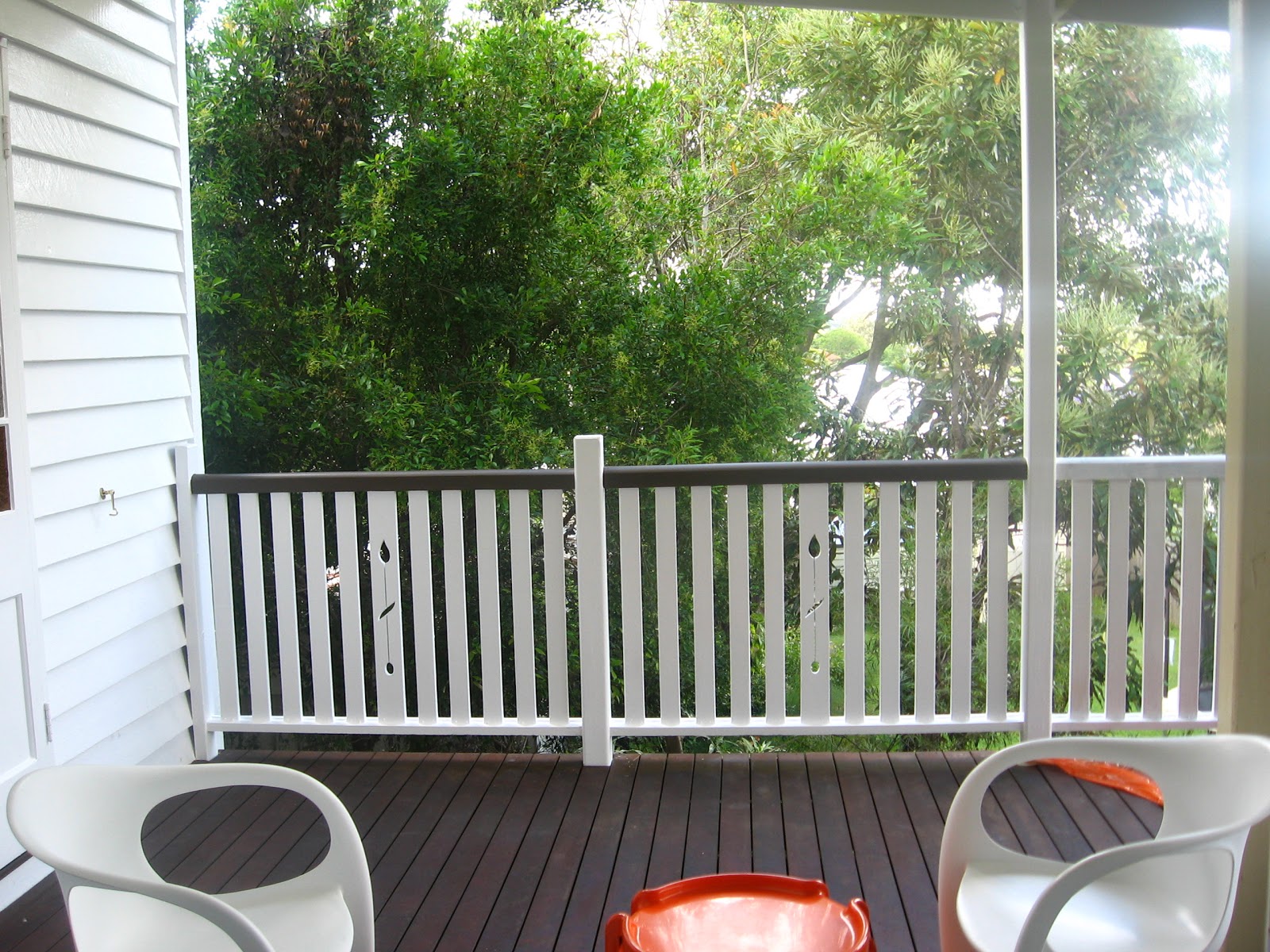 Fun and VJs Painting balustrades and a jackhammer