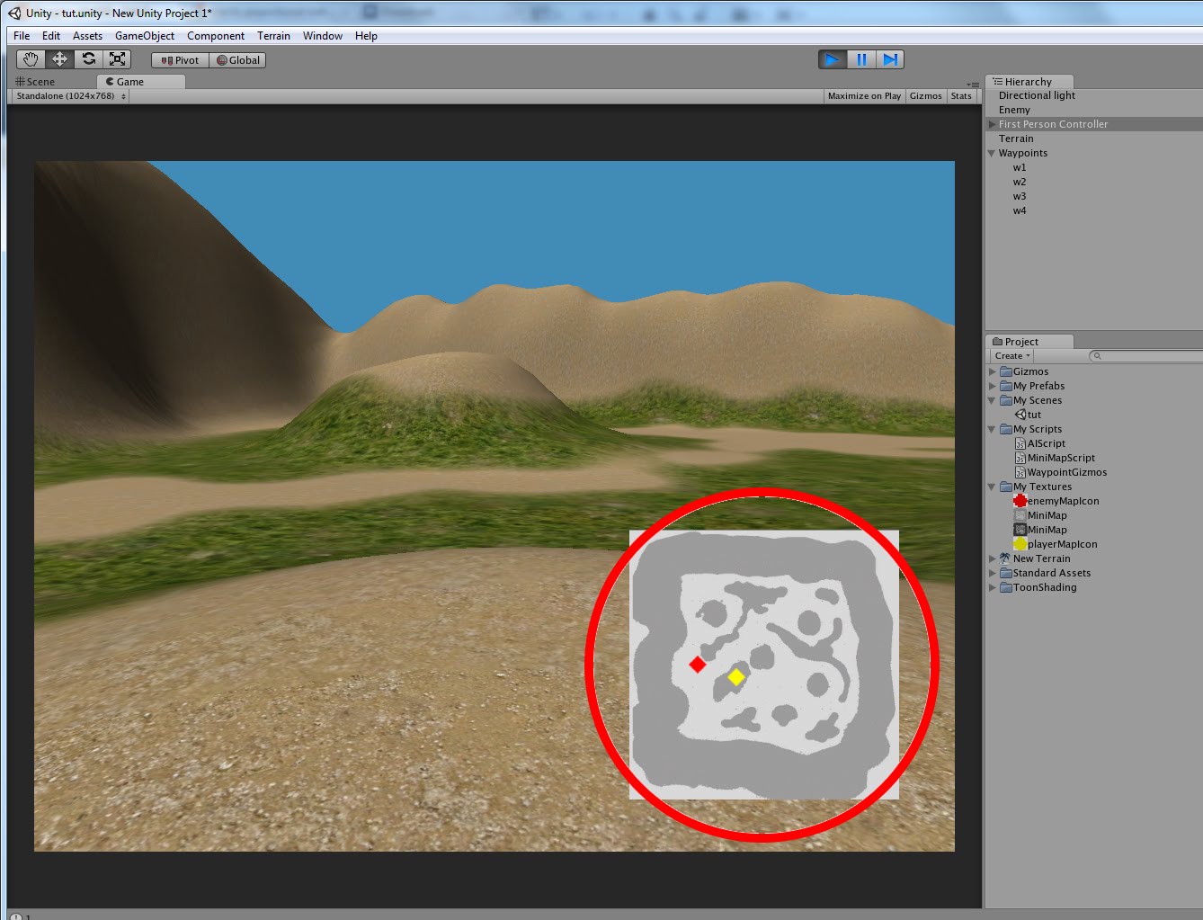 How To Make A Mini Map For Your Scene In Unity3d