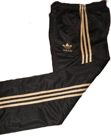 black and gold tracksuit mens