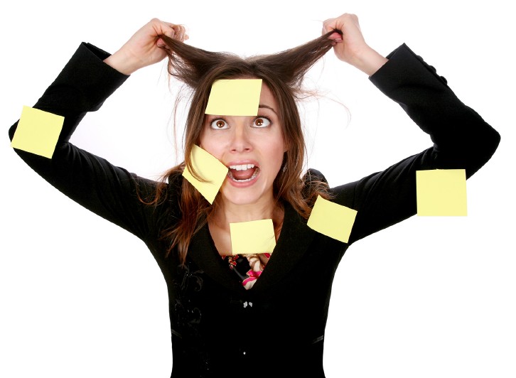 pulling there hair out and