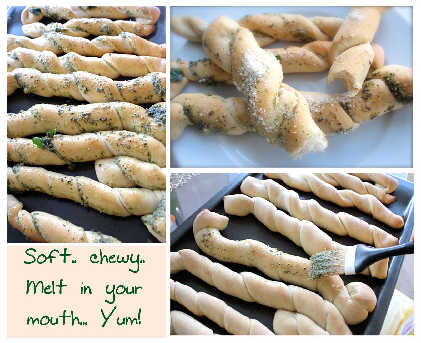 Hungry? Breadsticks with seasoned olive oil!!!