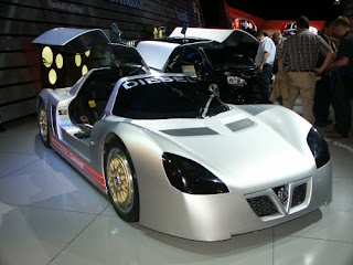 Model Vauxhall ECO Diesel Futuristic Concept Car