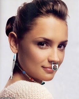 Nose Piercing beauty Girl