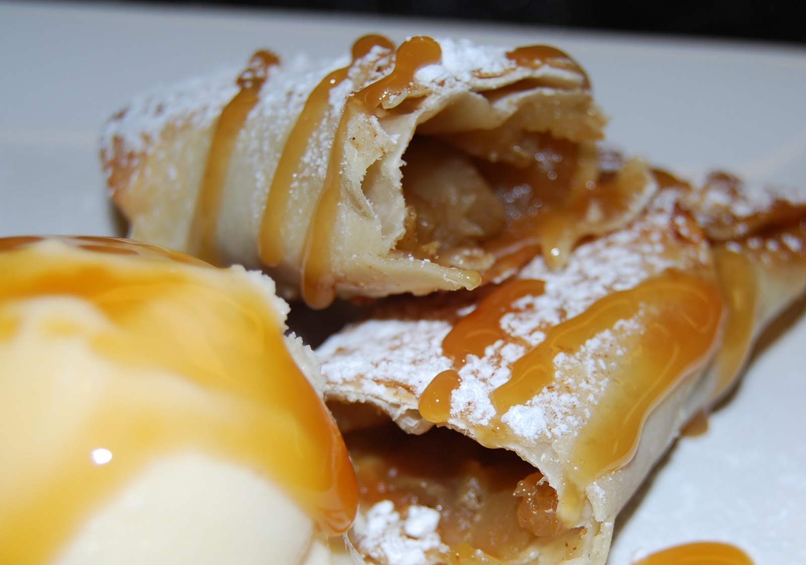 Caramel Apple EggRolls