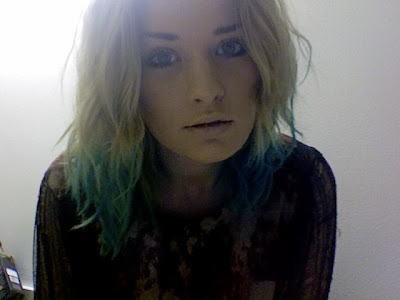 dip dye green