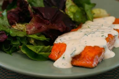 salmon recipe mustard collect broiled sauce wild later