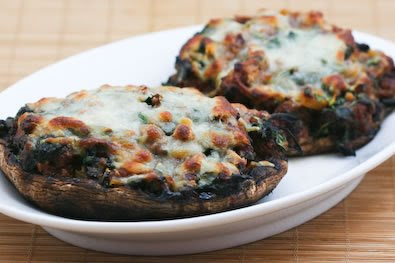 Grilled Stuffed Portobello Mushrooms