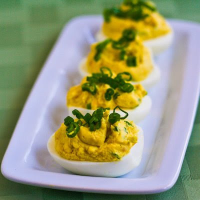 Recipes Deviled Eggs on Kalyn S Kitchen  Recipe For Shrimp And Wasabi  Or Dijon  Deviled Eggs